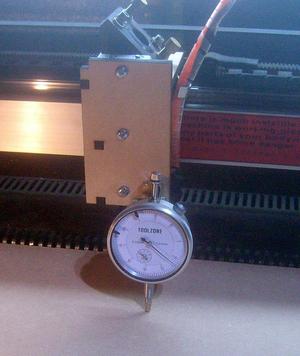  Dial gauge mount for Chinese laser cutters