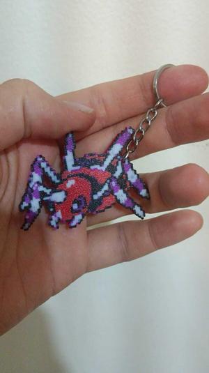 8 Bit Ariados Keychain