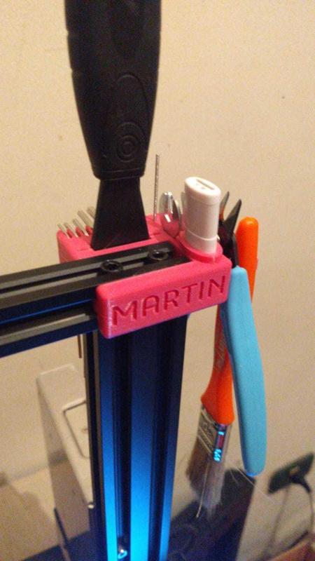Tool holder module ENDER 3 and 3 PRO stl sldprt editable