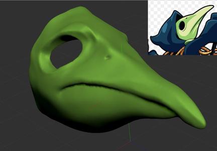 Plague knight helmet
