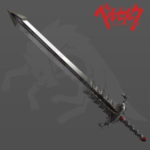 Skull Knight Sword of Thorns from Berserk for cosplay 3d print model