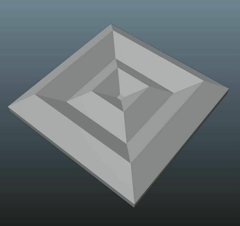 thermoforming 3D wall panel 20cm by 3 cm "squares"