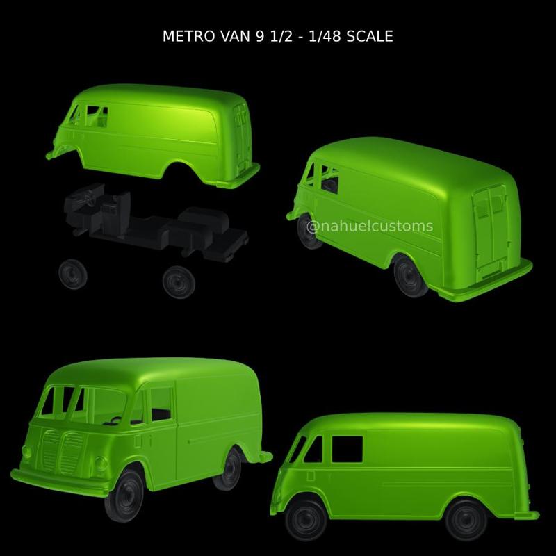 METRO VAN 9 1/2 - 1/48 SCALE