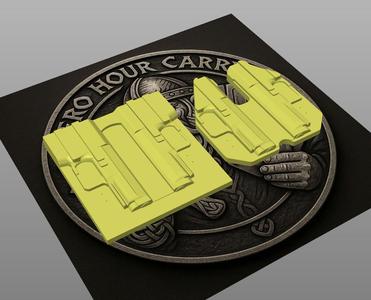 Canik TP9 SFT Holster Mold with TrimJigg IWB Taco Closed Muzzle