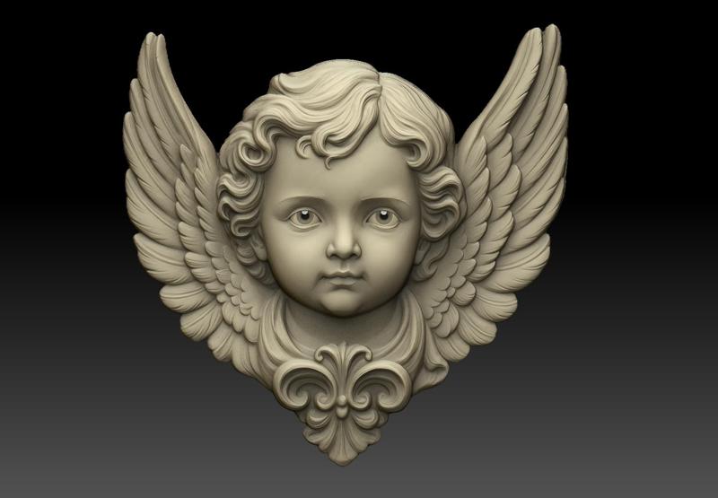 Cherub Angel Face