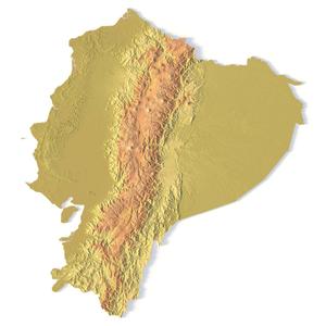 Ecuador Topographic Map – 3D Model for 3D Printing & CNC Carving