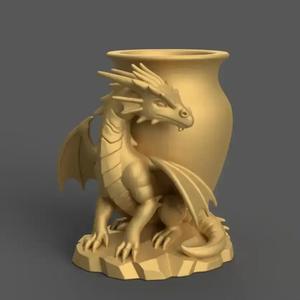 Dragon Planter Urn – Fantasy Candy, Candle Desk Container