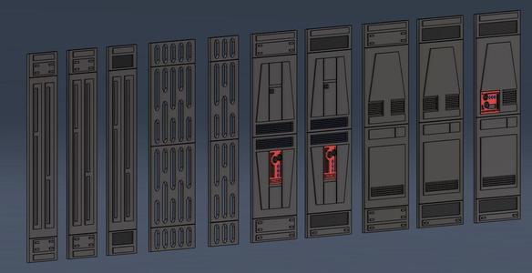 Star Wars Death Star 6 inch Panels Vol.2