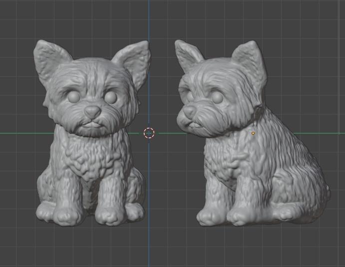 Yorkshire DOG - STL FILE FOR PRINTER 3D #02