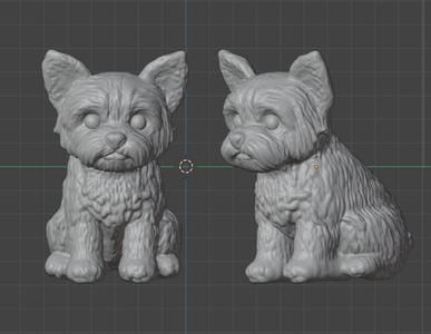 Yorkshire DOG - STL FILE FOR PRINTER 3D #02