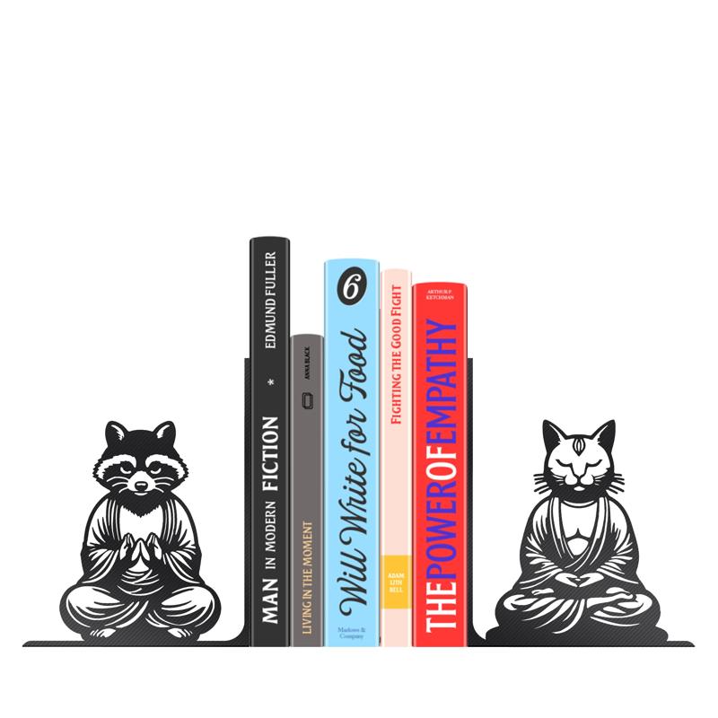 Cat & Raccoon Buddhas