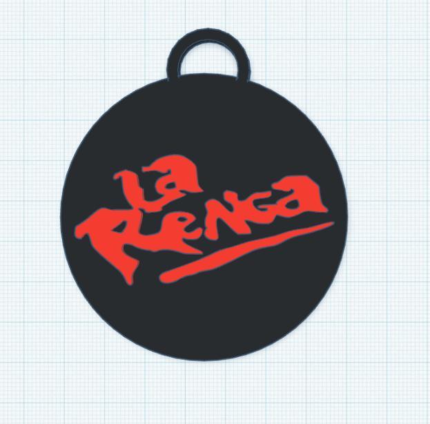 La Renga Circular - Word with Background