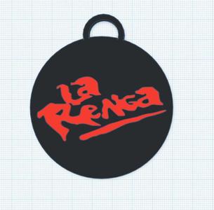 La Renga Circular - Word with Background