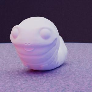 Cute Worm Keychain