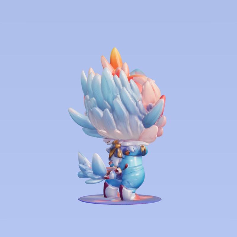 Charming Elemental Sprite: 3D Figurine