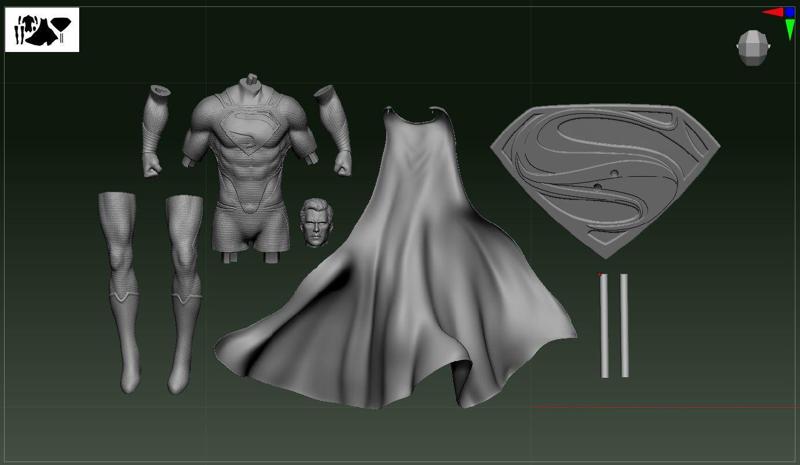 Man of Steel Superman 1/4 Statue