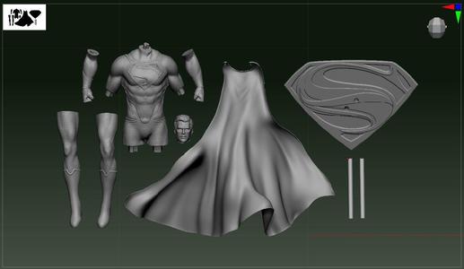 Man of Steel Superman 1/4 Statue