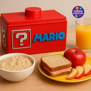 CUSTOMIZABLE MARIO BROSS BOX LUNCH BOX