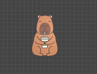 keychain capybara / llavero capibara / keychain capybara