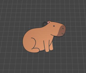 keychain capybara / llavero capibara / keychain capybara