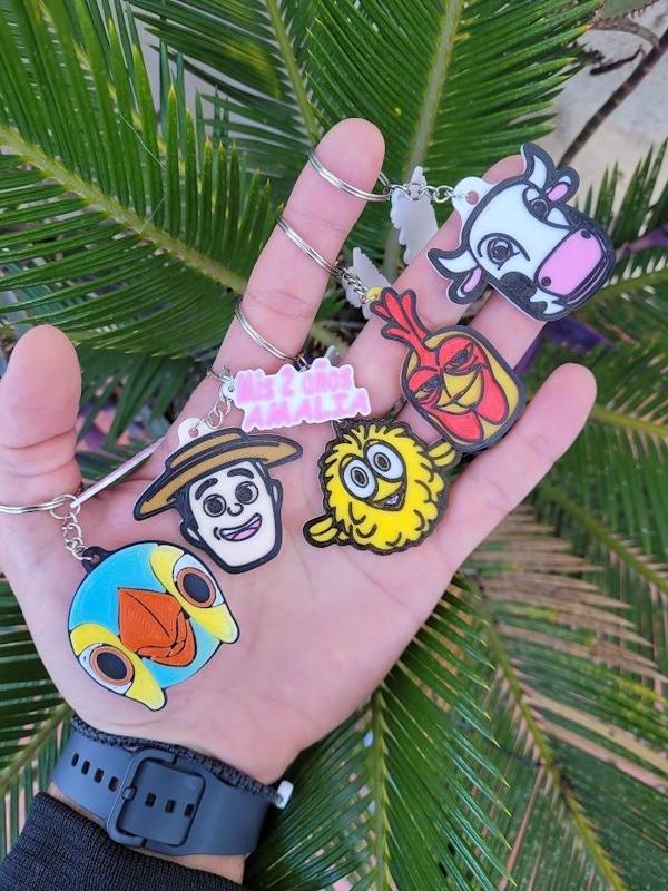 Zenon's Farm key chains