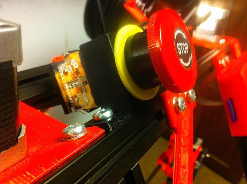 MendelMax Emergency Stop Button Mount