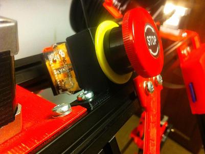 MendelMax Emergency Stop Button Mount