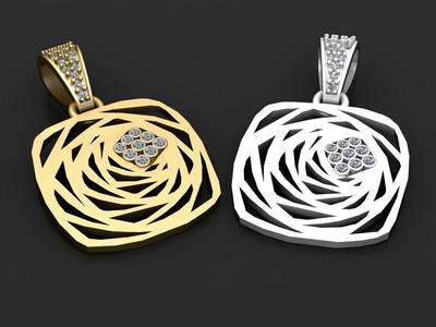 pendant has a unique, PENDANT 3d printable model
