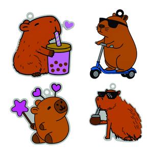Capybara Capybara keychain - Capybara keychain