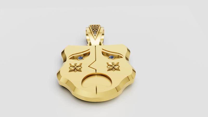 luxury charm pendant 3D printable model