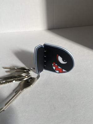 keychain FLEXIBLE inspired by Bullet Bill!