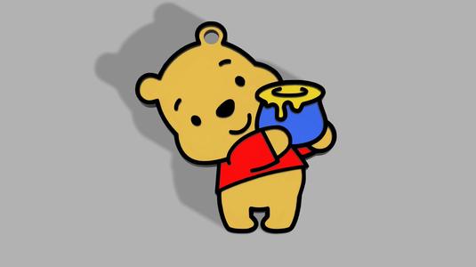 Winnie the Pooh Bear Key Ring