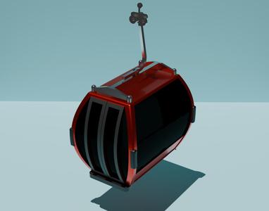 Cable car cabin model - Cable car cabin model