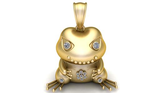 FROG INSECT PENDANT 3D PRINTABLE MODEL