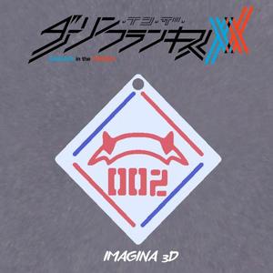 DARLING IN THE FRANXX KEYCHAIN