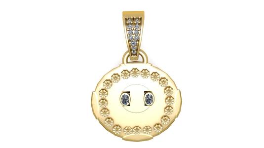 Smiley Pendant 3D printable model