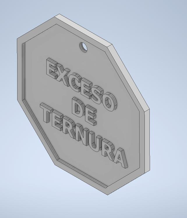 KEYCHAIN EXCESS OF TENDERNESS