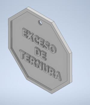 KEYCHAIN EXCESS OF TENDERNESS