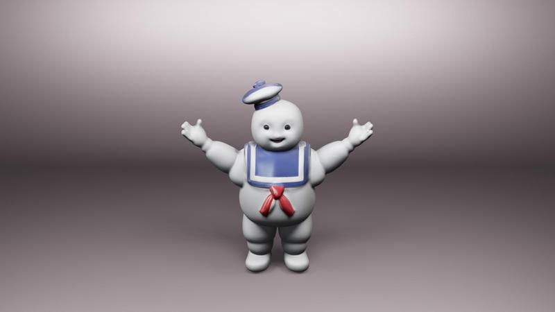 Charming Marshmallow Man - Ghostbusters Inspired 3D Print Model