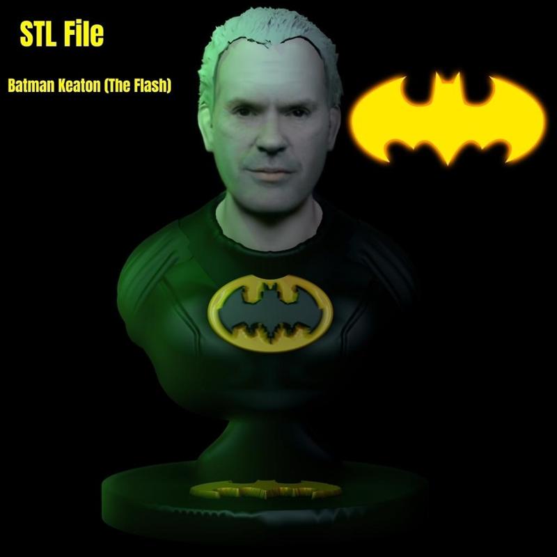 Batman (Keaton) Unmasked Bust - The Flash