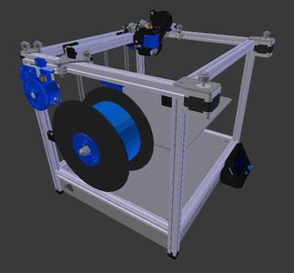SmartAlu side spool holder