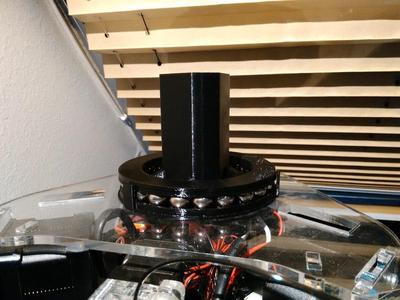Horizontal spool holder for the µdelta 3D printer