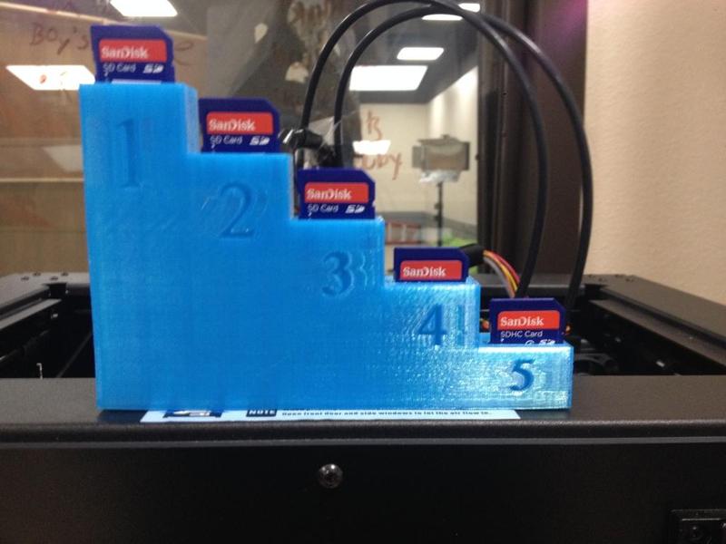 Podium SD Card Holder