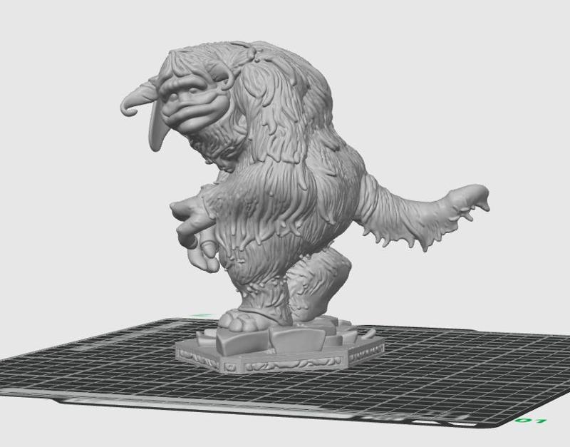 Ludo Figure - Fan Art inspired by the movie Inside the Labyrinth (1986)