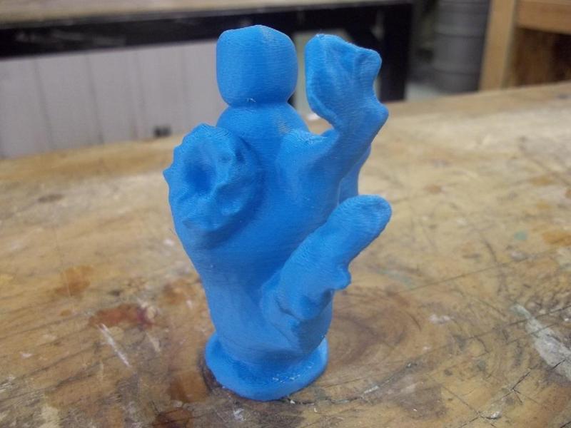 Glass test piece scanned with 123D Catch