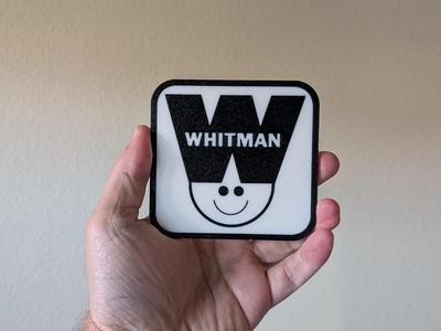 Whitman Logo Coaster