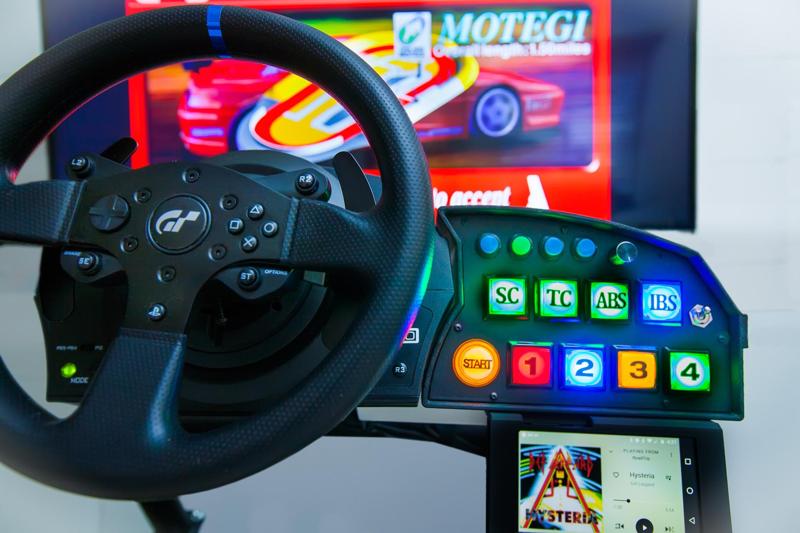 Arcade Racer Button Box Companion To T300RS Steering Wheel, 3D Printed