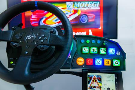 Arcade Racer Button Box Companion To T300RS Steering Wheel, 3D Printed