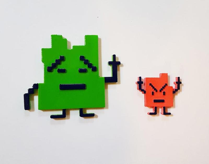 Mooninites Ignignokt & Err Characters - from Aqua Teen Hunger Force