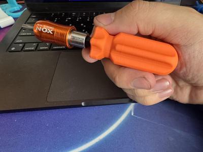 Parametrical Screwdriver handle for hex bit (Solidworks)
